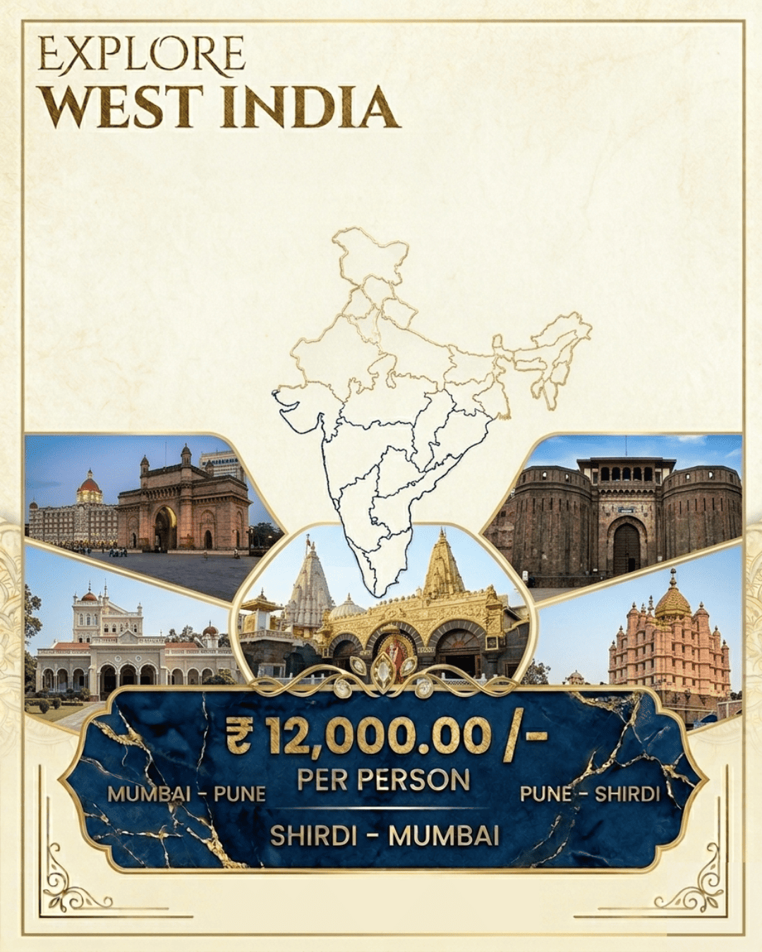 5 Jyotirlinga in Maharashtra Tour Package