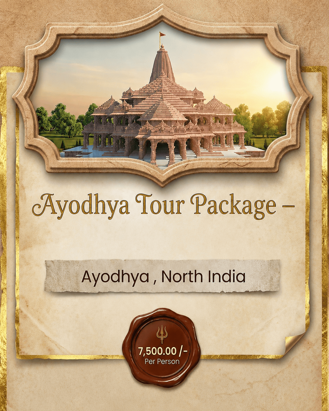 Ayodhya Tour Package – 2 Days 1 Night