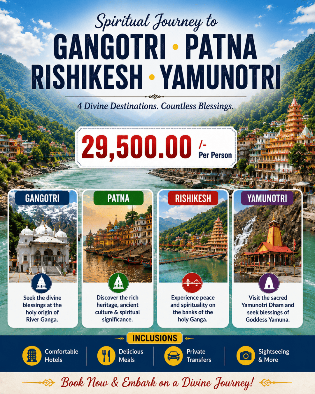 Chardham Yatra Package from Patna