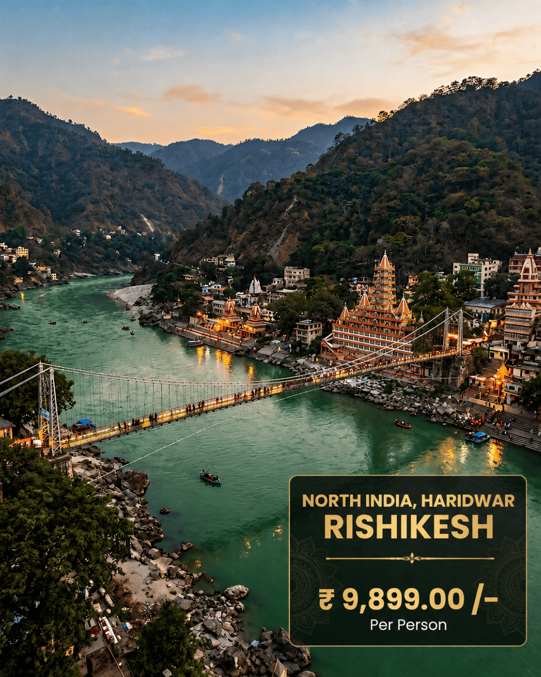 Delhi Haridwar Rishikesh Tour Package 3 Days